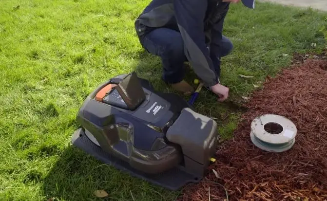 How do I install a robotic mower?