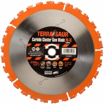 PREMIER DIAMOND Terrasaur Carbide Cluster Demolition Blade